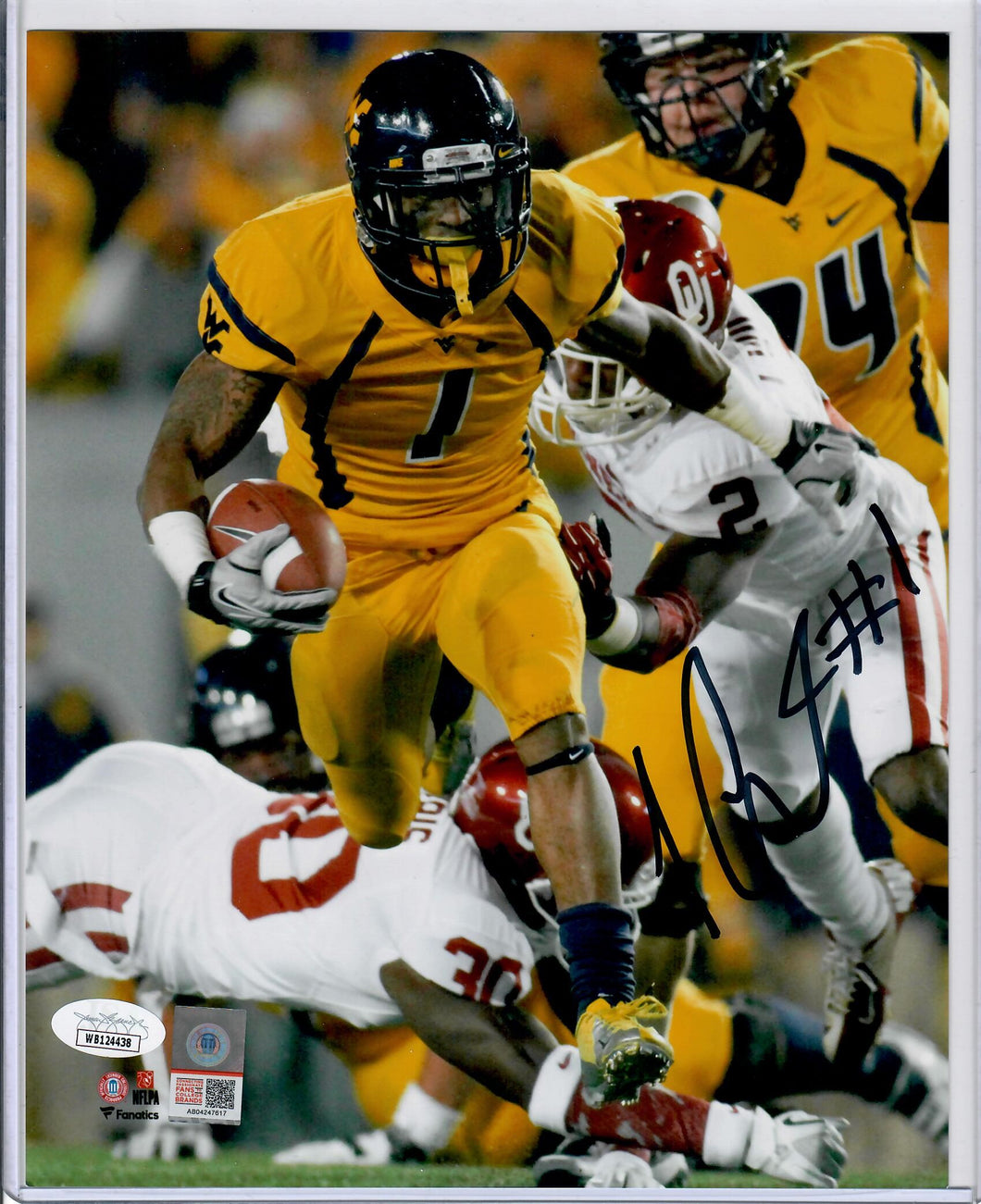 Tavon Austin West Virginia Mountaineers Signed 8x10 Photo 