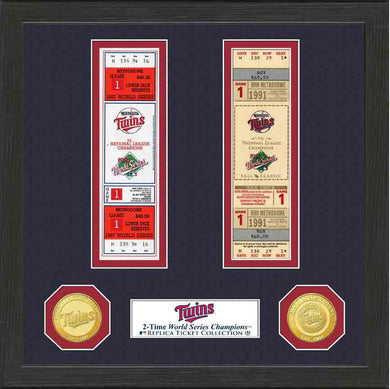 Minnesota Twins World Series Ticket Collection