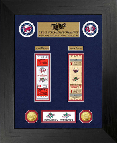Minnesota Twins Series Deluxe Gold Coin & Ticket Collection