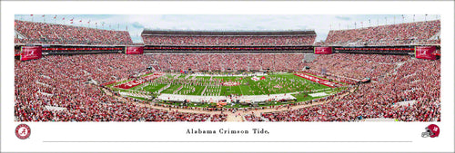 Alabama Crimson Tide Bryant Denny Stadium Panoramic Picture