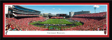 Cincinnati Bearcats End Zone Line Nippert Stadium Panoramic Picture  