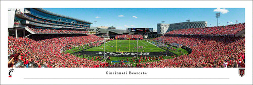 Cincinnati Bearcats End Zone Line Nippert Stadium Panoramic Picture  