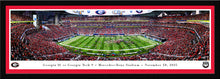 Georgia Bulldogs vs. Georgia Tech Yellow Jackets Mercedes-Benz Stadium Panoramic Picture