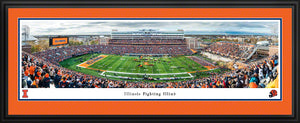 Illinois Fighting Illini Football Memorial Stadium Panoramic Picture