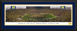 Michigan Wolverines Football 2021 The Game Victory Panoramic Picture