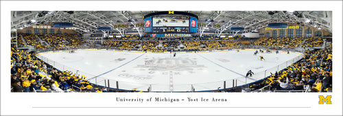 Michigan Wolverines Hockey Yost Ice Arena Panoramic Picture
