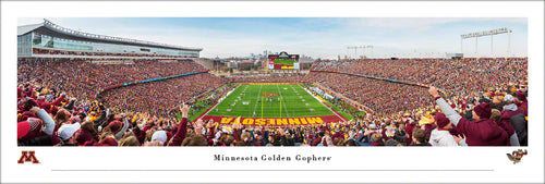 Minnesota Golden Gophers Huntington Bank Stadium End Zone Panoramic Picture