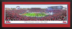 Ole Miss Rebels Football Vaught-Hemingway Stadium 50 Yard Line Panoramic Picture