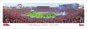 Ole Miss Rebels Football Vaught-Hemingway Stadium 50 Yard Line Panoramic Picture