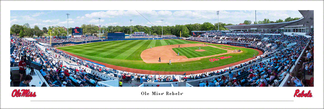 Ole Miss Rebels Baseball Oxford-University Stadium/Swayze Field Panoramic Picture