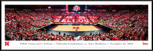 Nebraska Cornhuskers Women's Volleyball Devaney Center Panoramic Picture