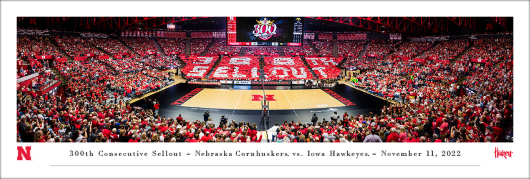 Nebraska Cornhuskers Women's Volleyball Devaney Center Panoramic Picture