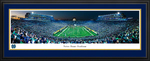 Notre Dame Fighting Irish Football End Zone Panoramic Picture