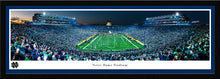 Notre Dame Fighting Irish Football End Zone Panoramic Picture

