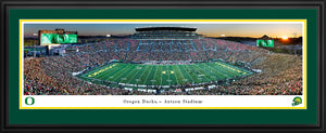 Oregon Ducks Autzen Stadium 50 Yard Line Panoramic Picture