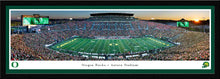 Oregon Ducks Autzen Stadium 50 Yard Line Panoramic Picture