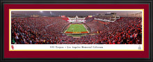 USC Trojans Football Los Angeles Memorial Coliseum Endzone Panoramic Picture