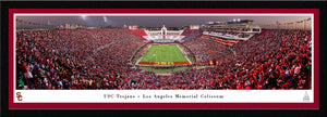 USC Trojans Football Los Angeles Memorial Coliseum Endzone Panoramic Picture