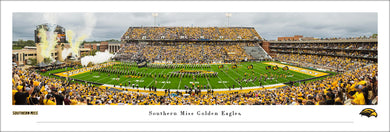 Southern Miss Golden Eagles M.M. Roberts Stadium The Rock Panoramic Picture