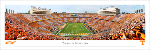Tennessee Volunteers Neyland Stadium Checkerboard End Zone Panoramic Picture