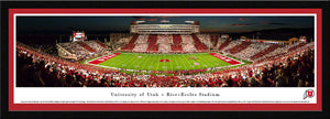 Utah Utes Football Rice-Eccles Stadium "Stripe" The Stadium Panoramic Picture
