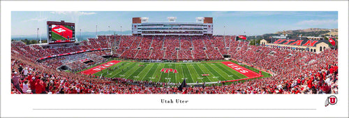 Utah Utes Football Rice-Eccles Stadium Panoramic Picture