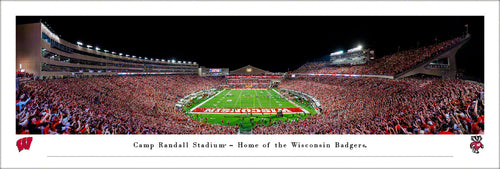 Wisconsin Badgers Camp Randall Stadium End Zone Panoramic Picture