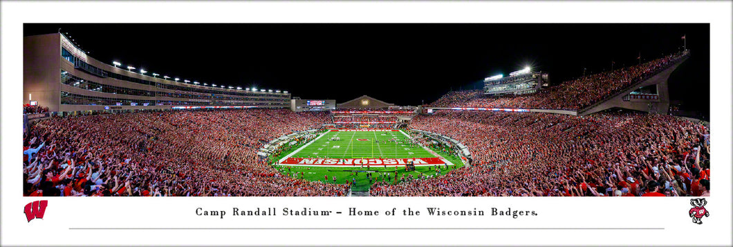 Wisconsin Badgers Camp Randall Stadium End Zone Panoramic Picture