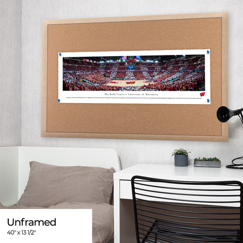Wisconsin Badgers Basketball Kohl Center Panoramic Picture