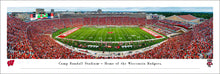 Wisconsin Badgers Camp Randall Stadium 50 Yard Line Panoramic Picture