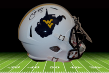 Pat White West Virginia Mountaineers Autograph Country Roads Full Size Helmet