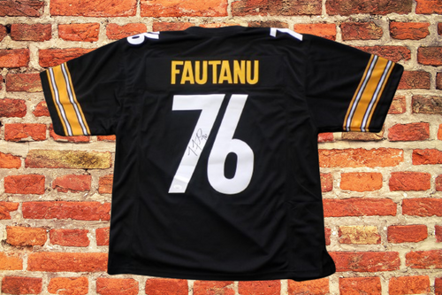 Troy Fautanu Pittsburgh Steelers Autographed Custom Jersey