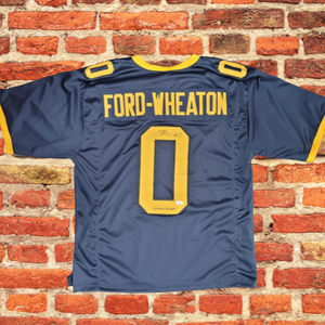 Bryce Ford-Wheaton Autographed West Virginia Mountaineers Jersey