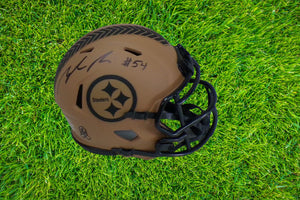 Zach Frazier Pittsburgh Steelers Military Appreciation Signed Mini Helmet JSA