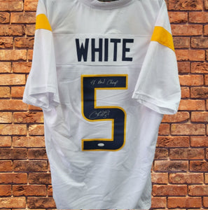 Pat White West Virginia Mountaineers Signed Jersey 