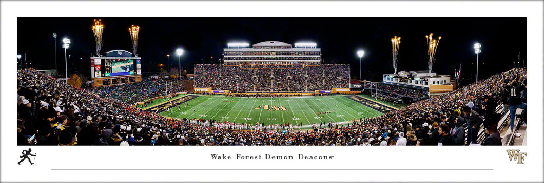 Wake Forest Demon Deacons Football Allegacy Stadium Panoramic Picture