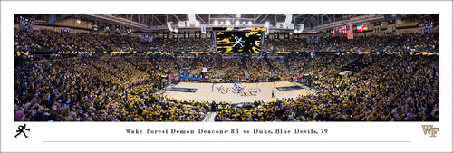 Wake Forest Demon Deacons Basketball Joel Coliseum Panoramic Picture 
