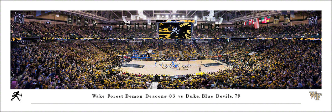 Wake Forest Demon Deacons Basketball Joel Coliseum Panoramic Picture 