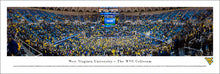 West Virginia Mountaineers Basketball WVU Coliseum Panoramic Picture