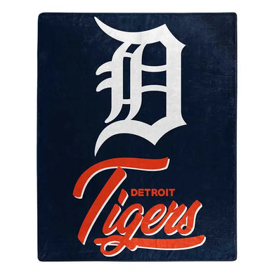 Detroit Tigers Plush Throw Blanket -  50