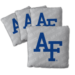 Air Force Academy Cornhole Bags -  4 Pack Gray