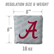 Alabama Crimson Tide Cornhole Bags -  4 Pack Gray