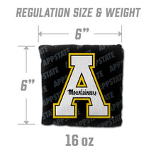 Appalachian State Mountaineers Cornhole Bags -  4 Pack Black