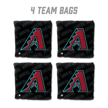 Arizona Diamondbacks Cornhole Bags -  4 Pack Black