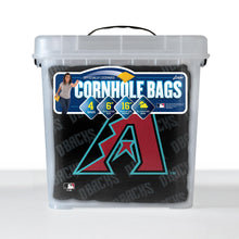 Arizona Diamondbacks Cornhole Bags -  4 Pack Black