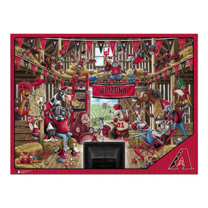 Arizona Diamondbacks Barnyard Fans 500 Piece Puzzle