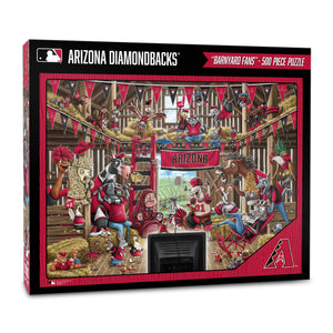 Arizona Diamondbacks Barnyard Fans 500 Piece Puzzle