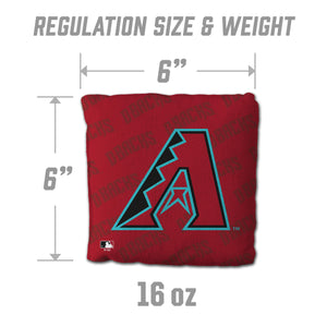 Arizona Diamondbacks Cornhole Bags -  4 Pack Red