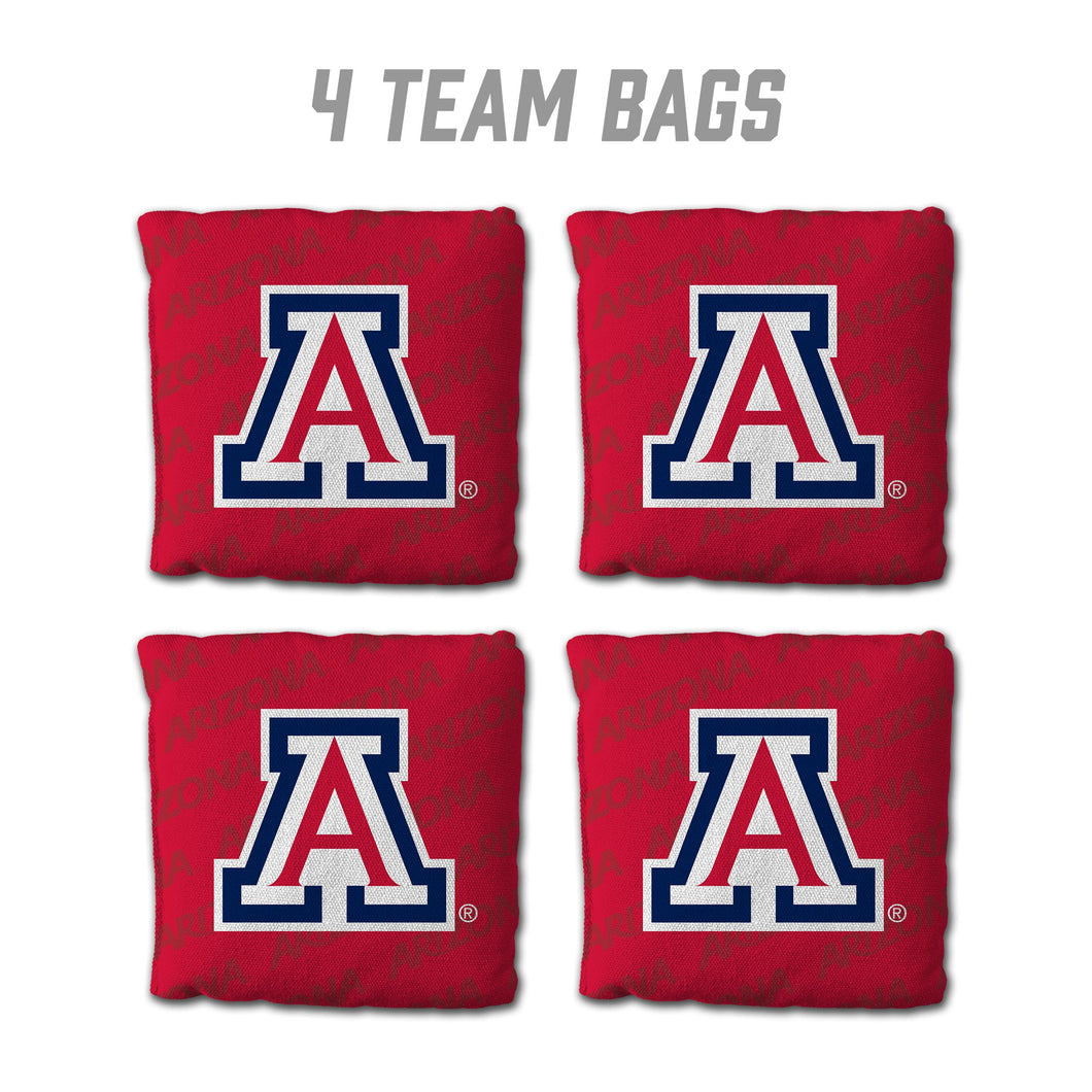 Arizona Wildcats Cornhole Bags 4 Pack - Red