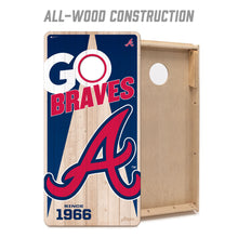 Atlanta Braves 2'x4' Cornhole Game with Bags